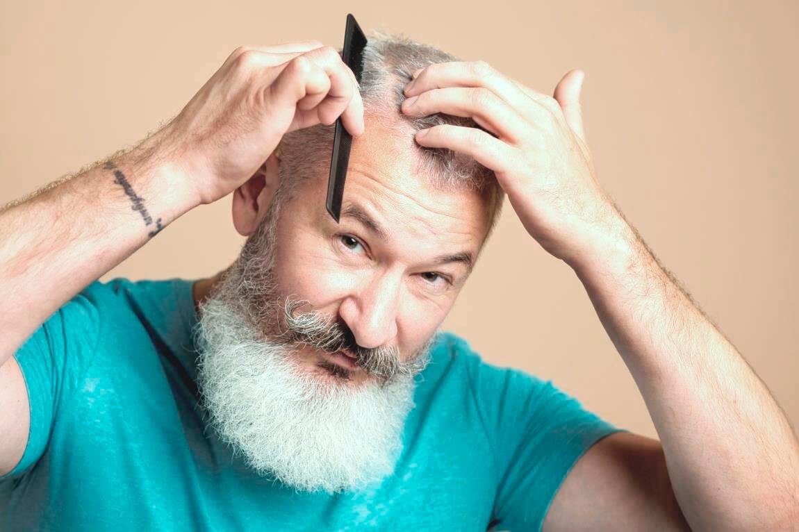 Выпадение волос у пожилых