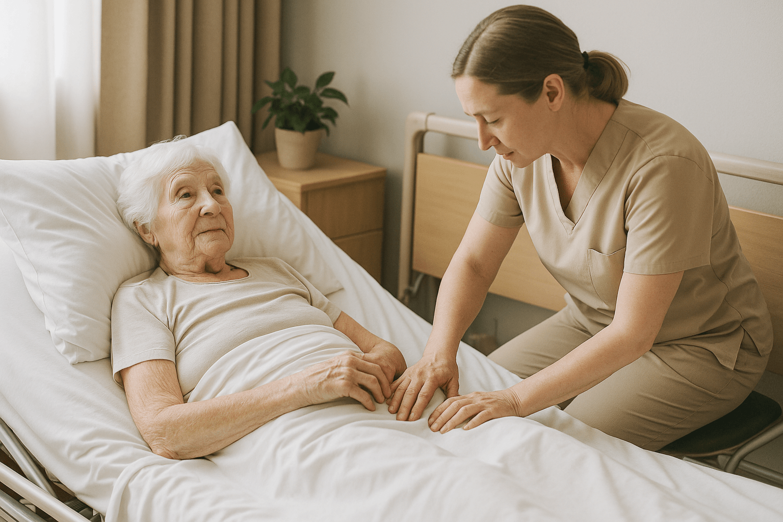 Профилактика пролежней в пансионате для пожилых людей