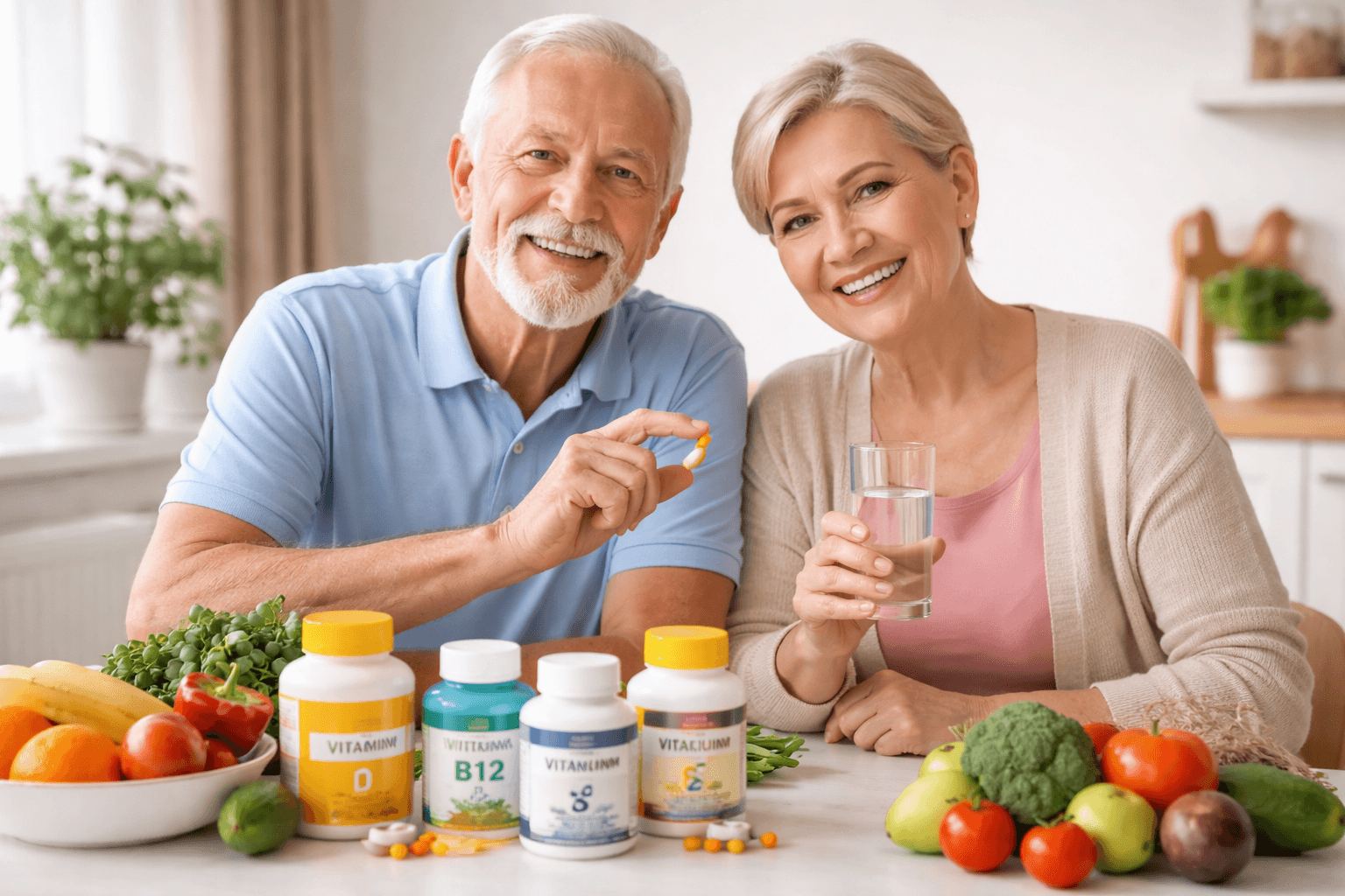 Вітаміни для літніх: які насправді потрібні?